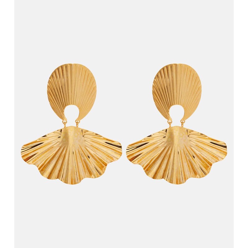 Jennifer Behr Nerissa gold-plated drop earrings