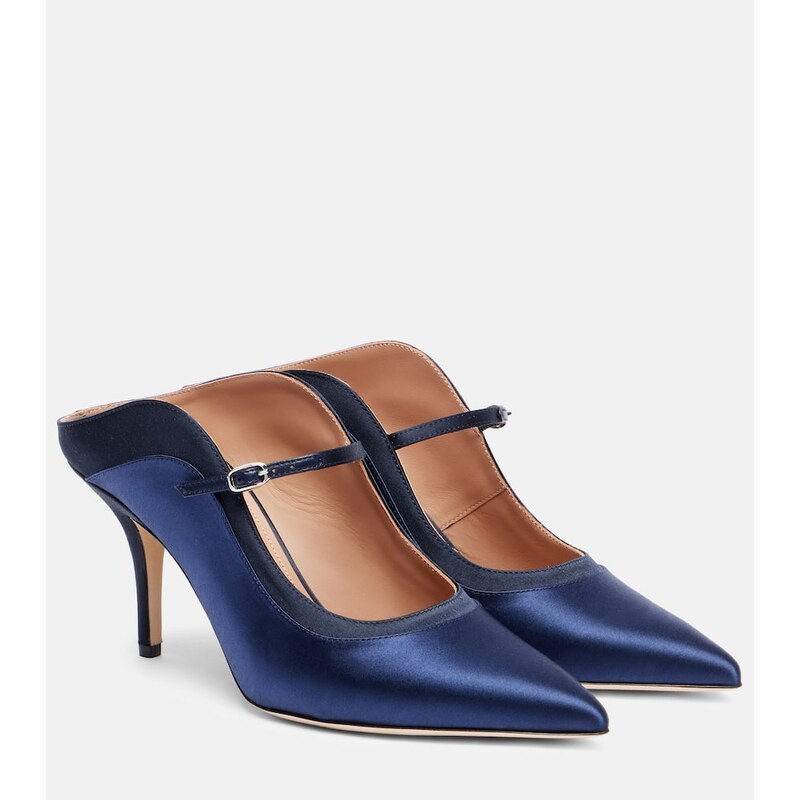 Malone Souliers Delphi 70 satin pumps