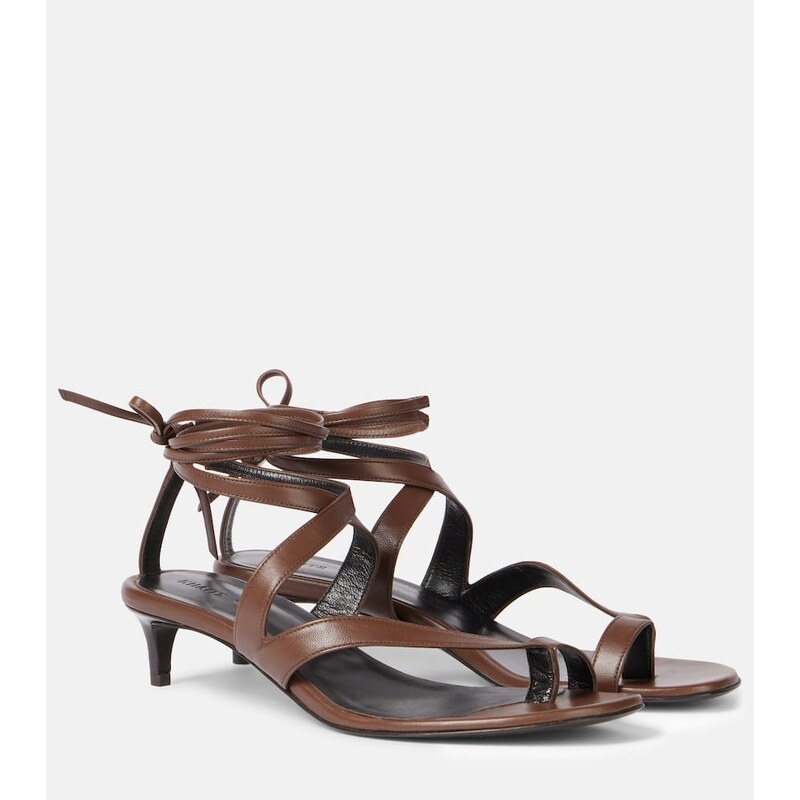 Khaite Aimee 35 leather thong sandals