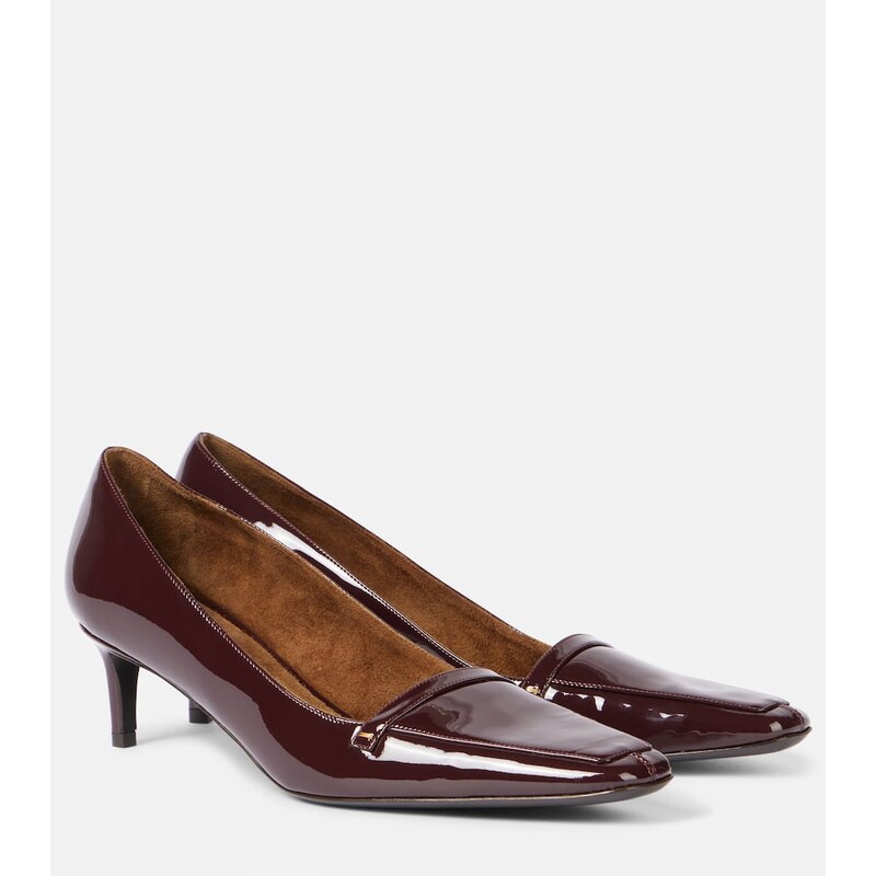 Khaite Celia 50 patent leather pumps