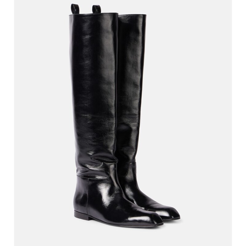 Khaite Colt leather knee-high boots