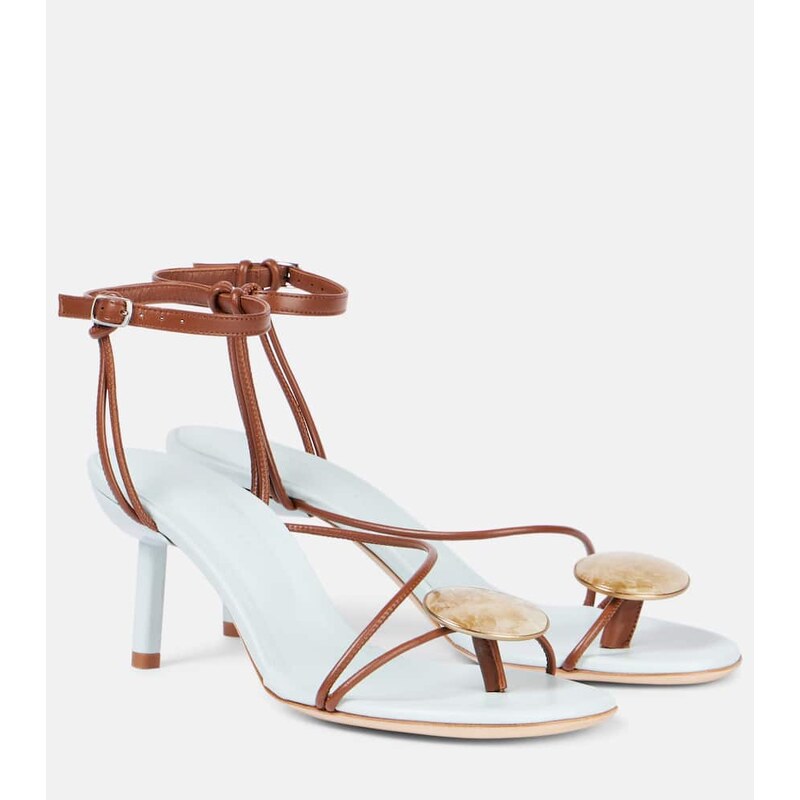 Christopher Esber Doma 70 embellished leather sandals