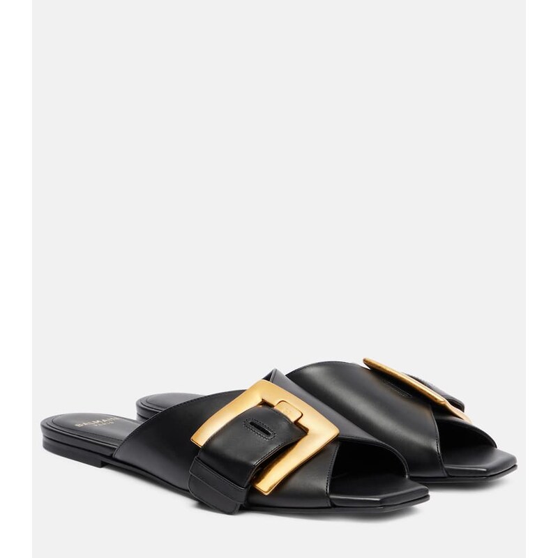 Balmain Anthem leather sandals