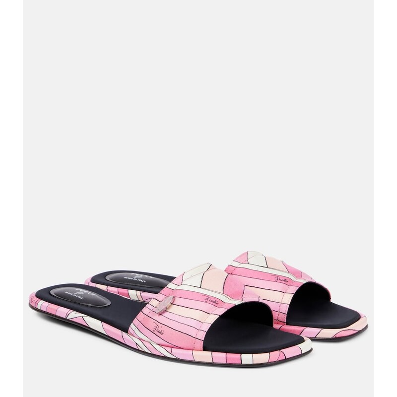 Pucci Iride twill sandals