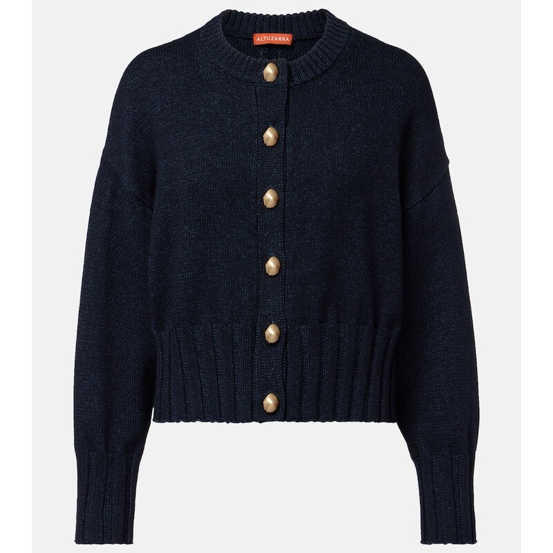 Altuzarra Liam cotton and silk-blend cardigan