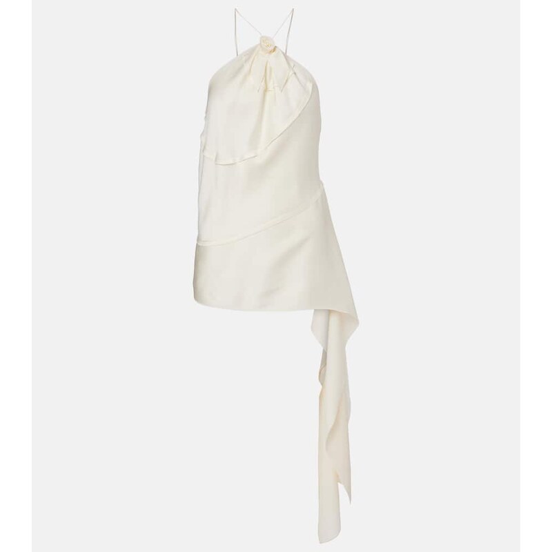 Victoria Beckham Gathered halterneck top