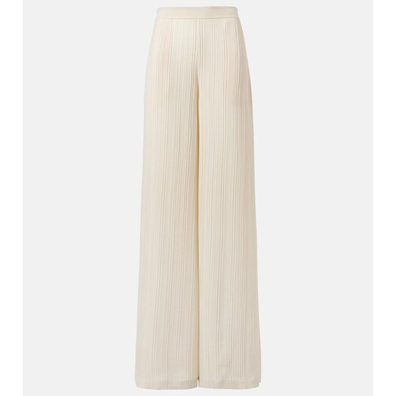 Joseph Mawn pleated jacquard wide-leg pants