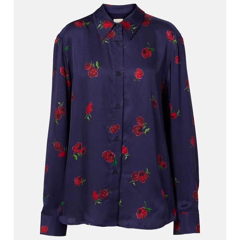 Khaite Argo printed twill shirt
