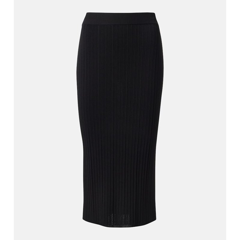Joseph Ribbed-knit midi skirt
