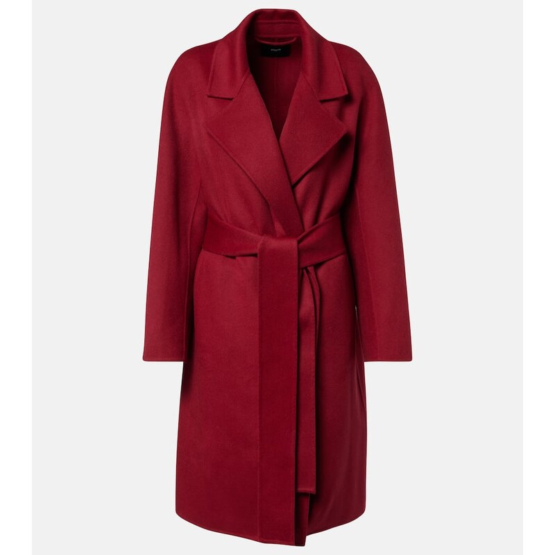 Joseph Wool and cashmere wrap coat