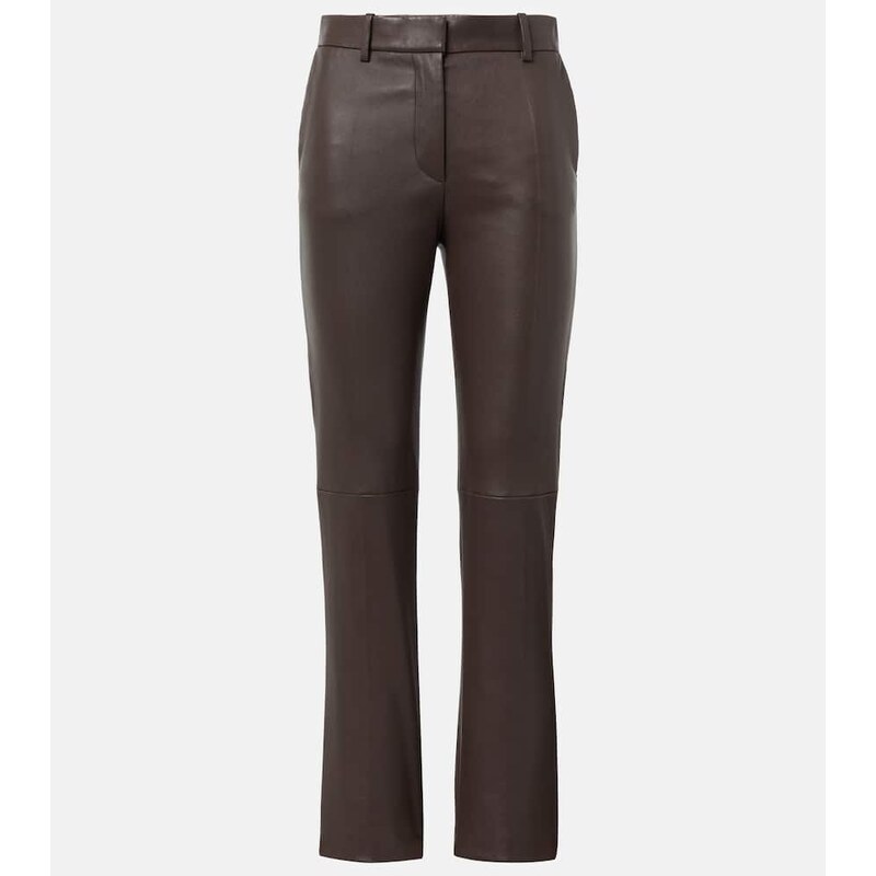 Joseph Coleman leather slim pants