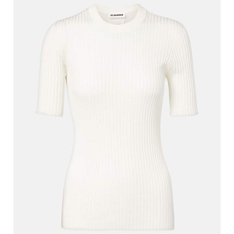 Jil Sander Ribbed-knit silk sweater