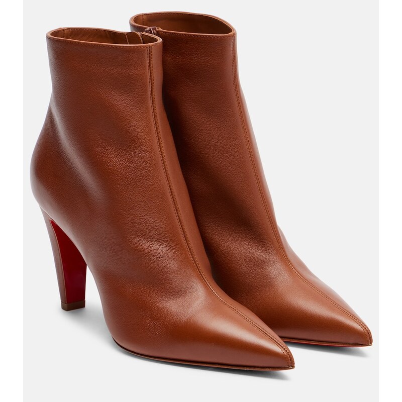 Christian Louboutin Vibella 85 leather ankle boots