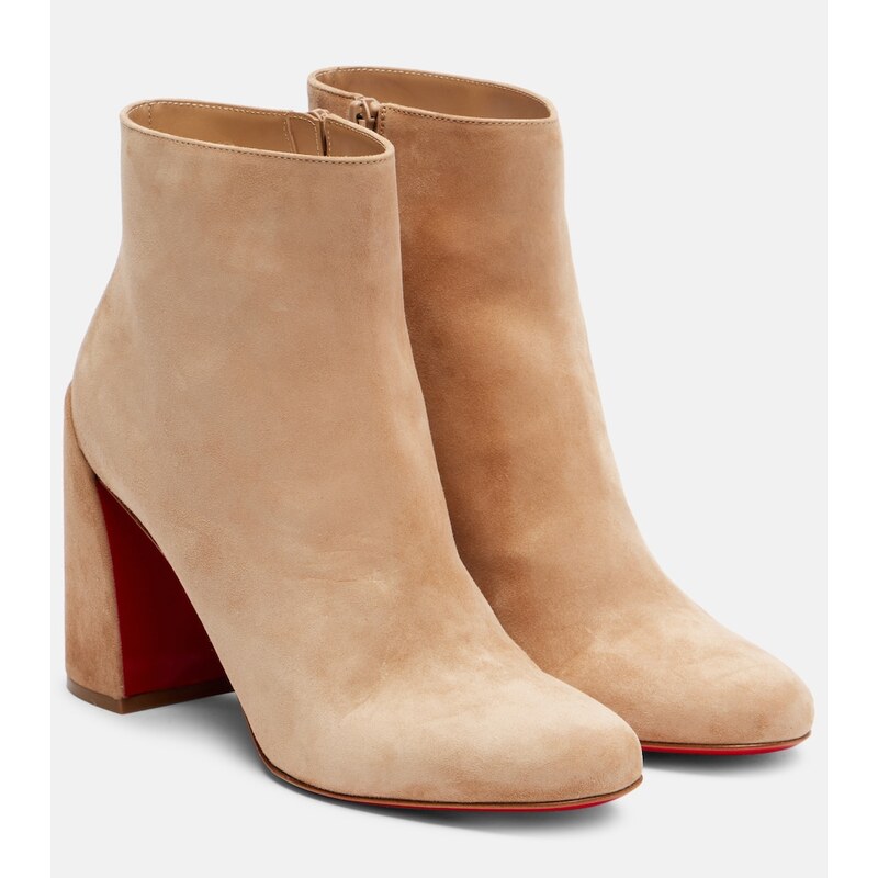 Christian Louboutin Turela 85 suede ankle boots