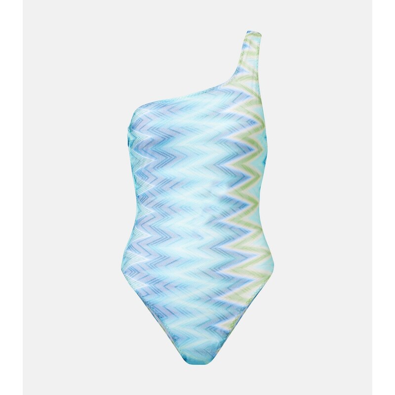 Missoni Zigzag one-shoulder swimsuit