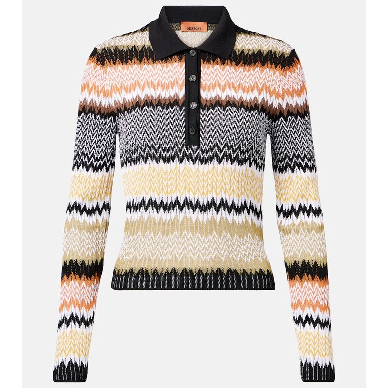 Missoni Zigzag polo sweater