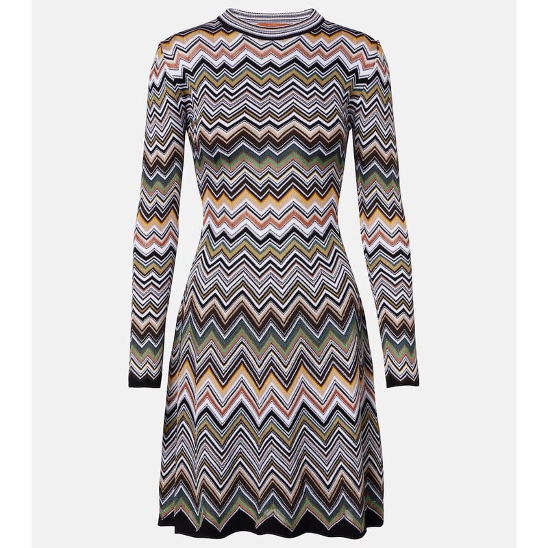 Šaty Missoni Zigzag v multibarevném motivu
