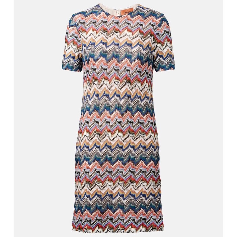 Missoni Zigzag lamÃ minidress