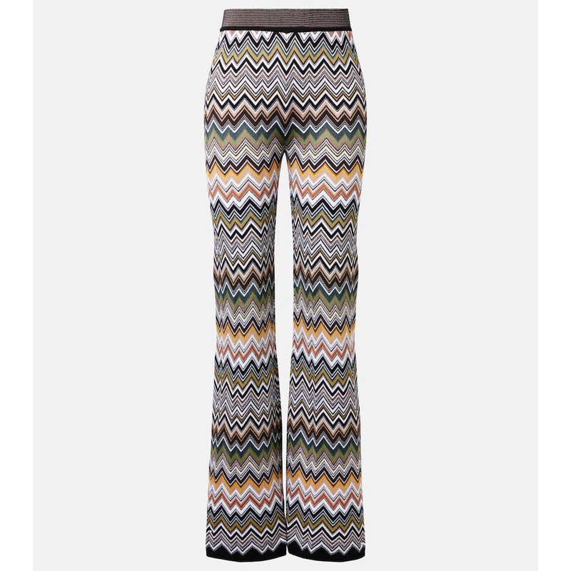 Missoni Zigzag high-rise flared pants