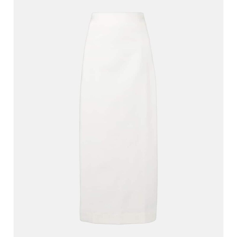 Adriana Degreas Cotton-blend maxi skirt
