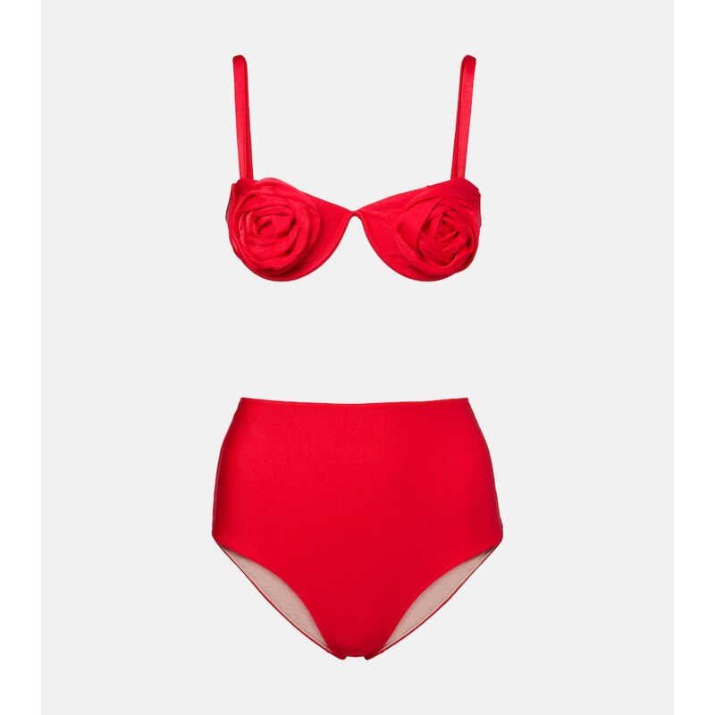 Adriana Degreas Floral-appliquÃ bikini