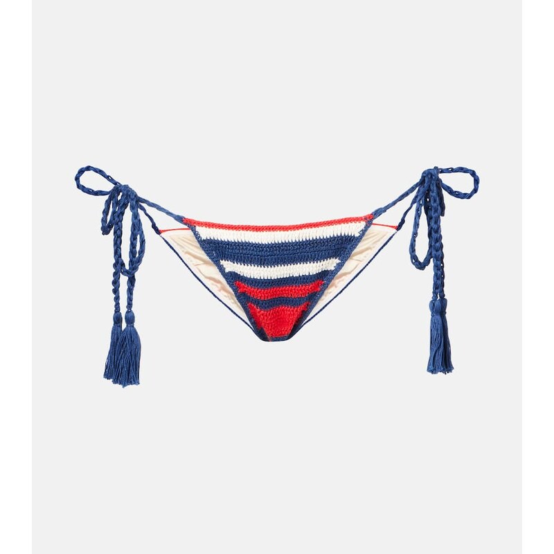 Anna Kosturova Gabrielle crochet cotton bikini bottoms
