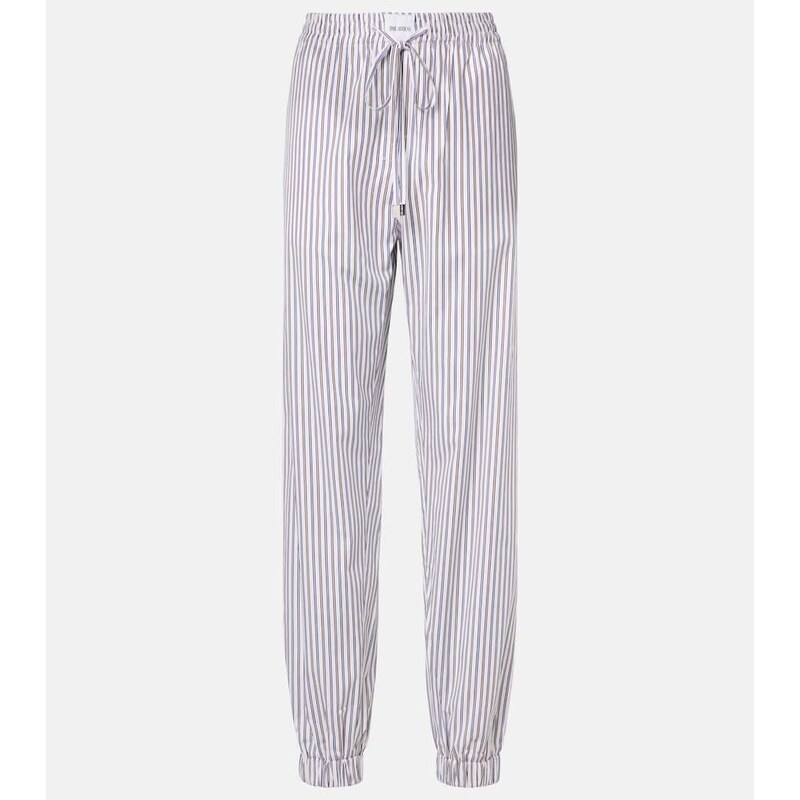 The Attico Striped cotton sweatpants