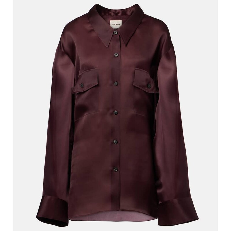 Khaite Matteo silk shirt