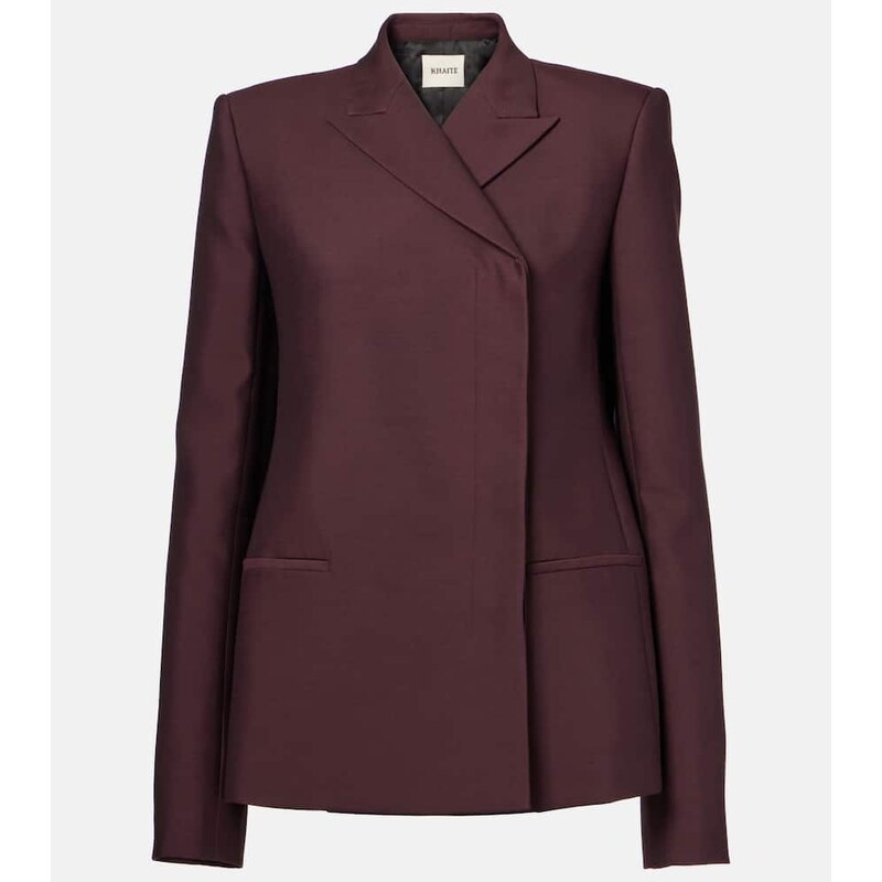 Khaite Silvannah wool and silk blazer