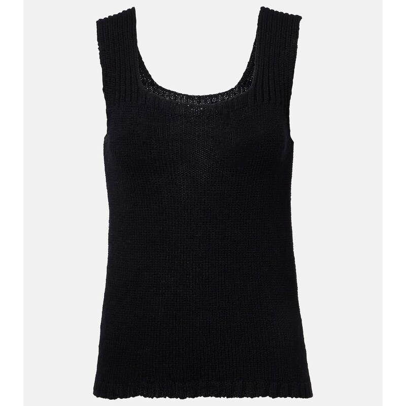 Khaite Wil knitted cotton top