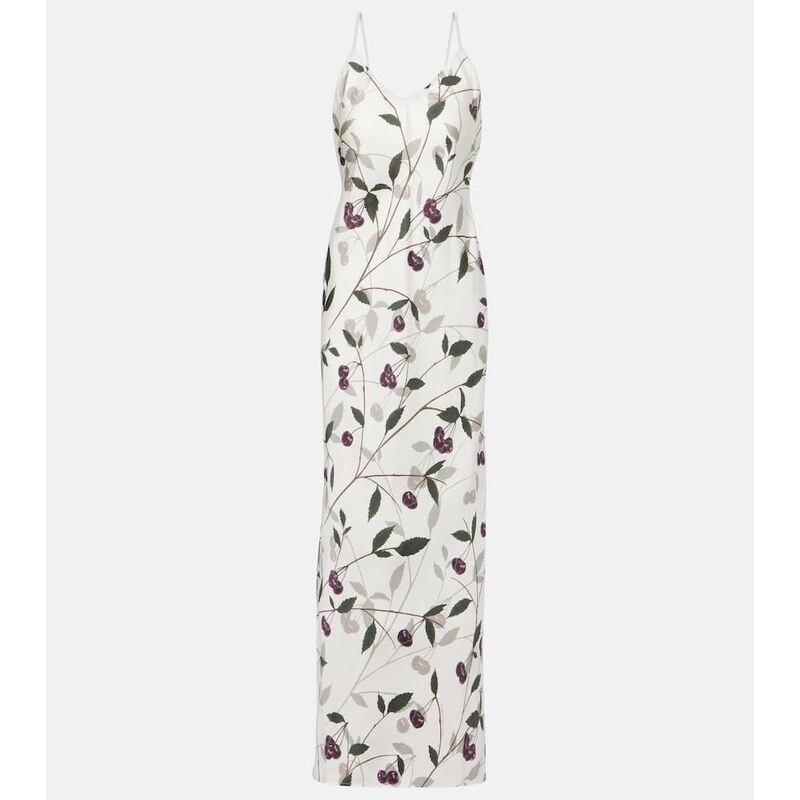Stella McCartney Printed silk maxi dress