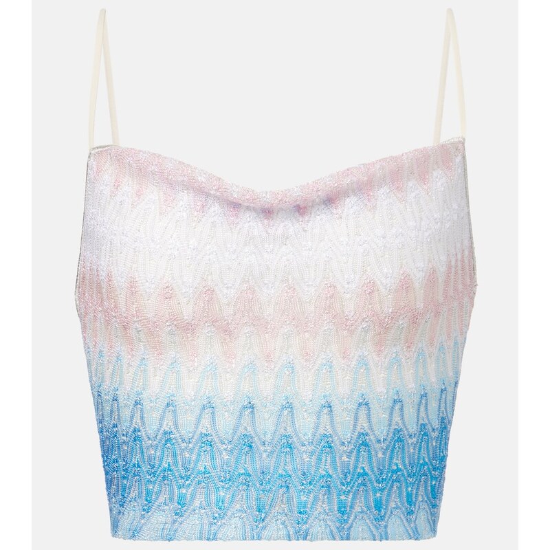 Missoni Wave cropped top