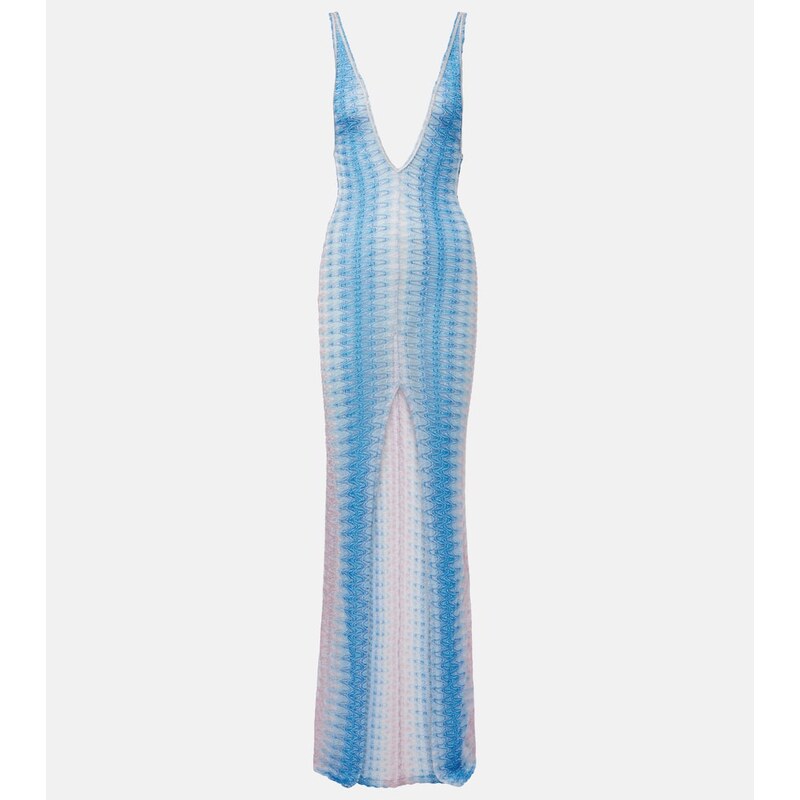 Missoni Zigzag ombrÃ lamÃ maxi dress