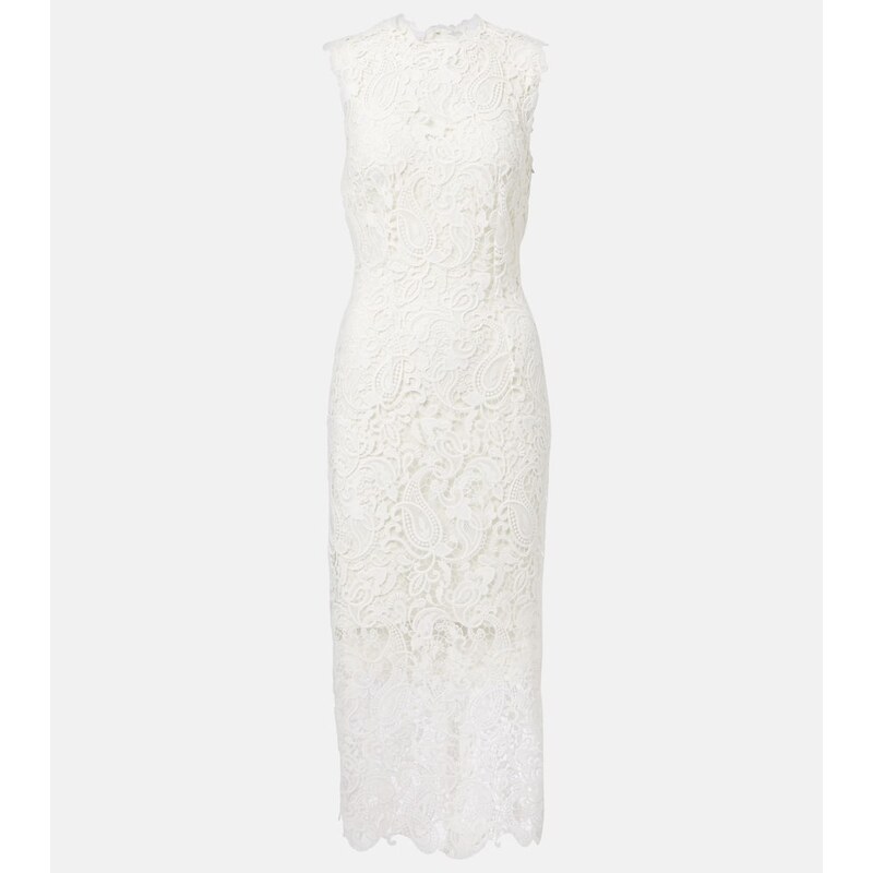 Monique Lhuillier Lace midi dress