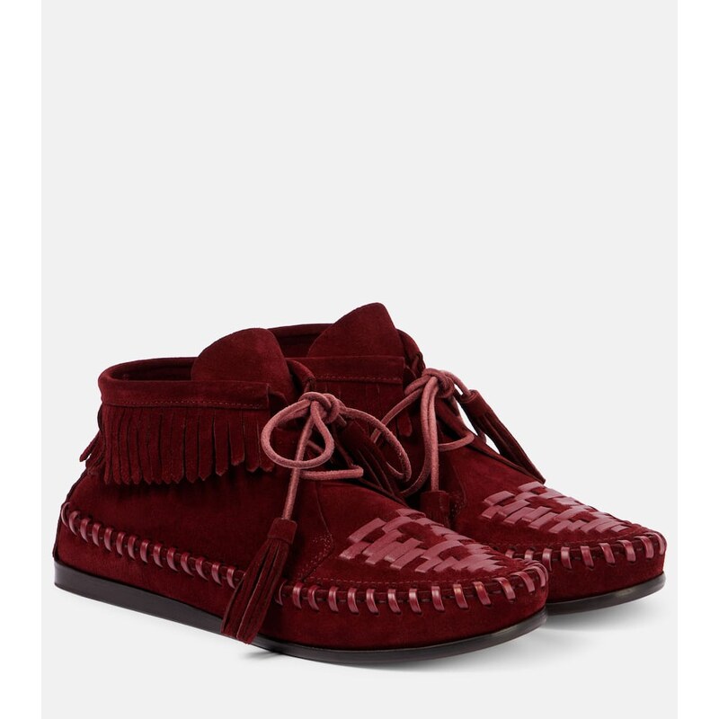 Isabel Marant Felsa fringed suede loafers