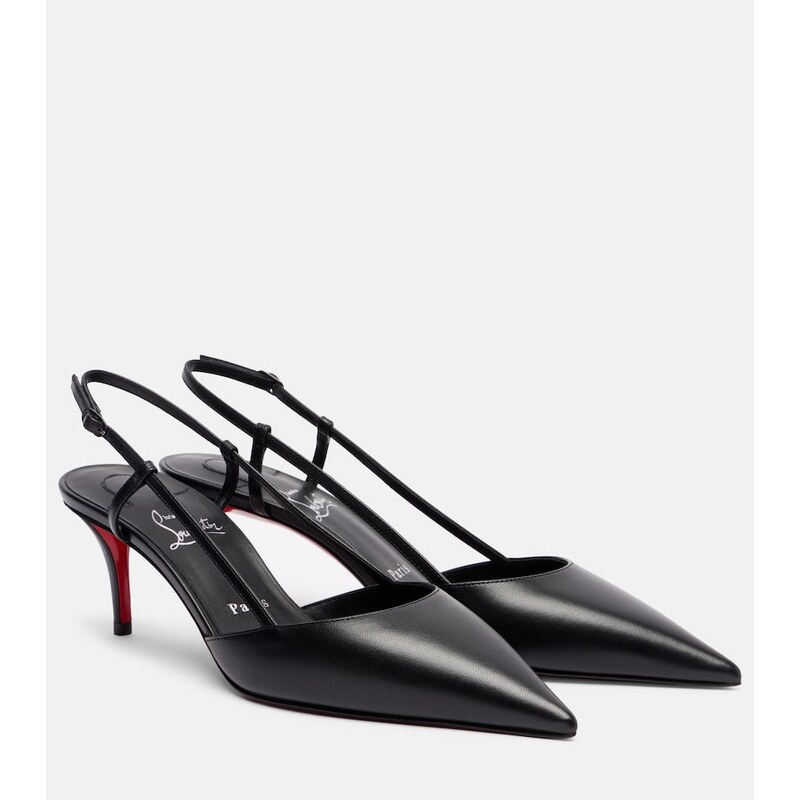 Christian Louboutin Miss Z Sling 60 leather slingback pumps
