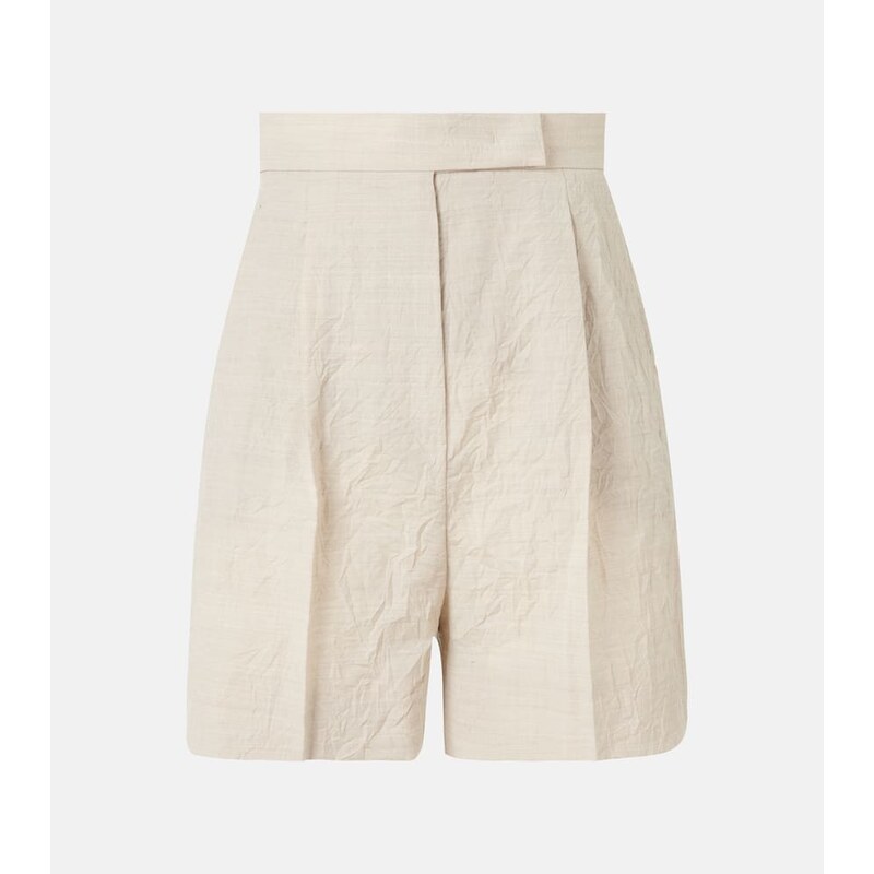 Max Mara Abisso virgin wool canvas shorts