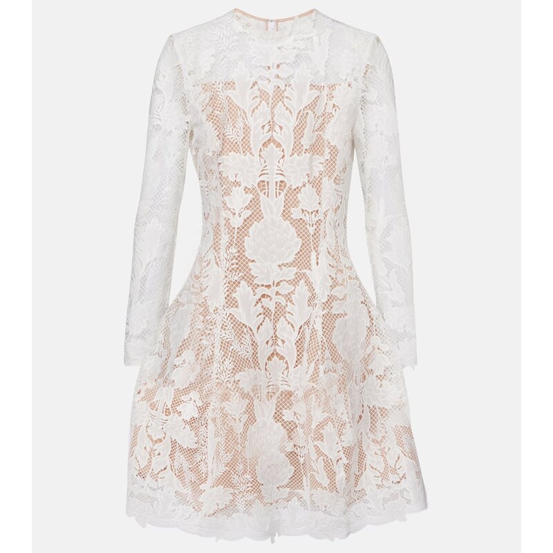Oscar de la Renta Lace guipure minidress