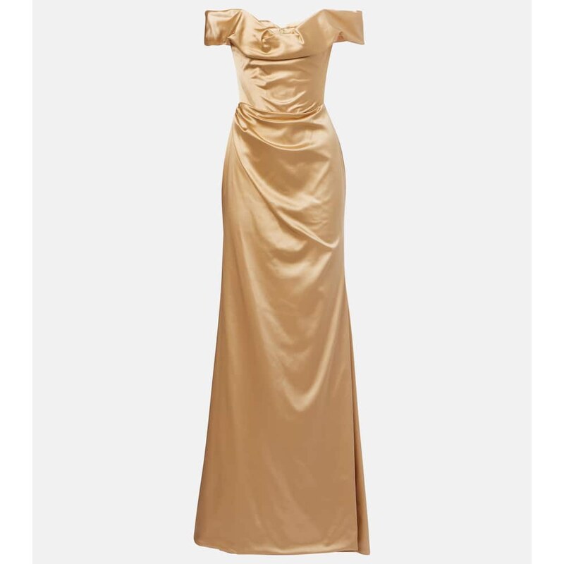 Vivienne Westwood Nova Cora satin corset gown