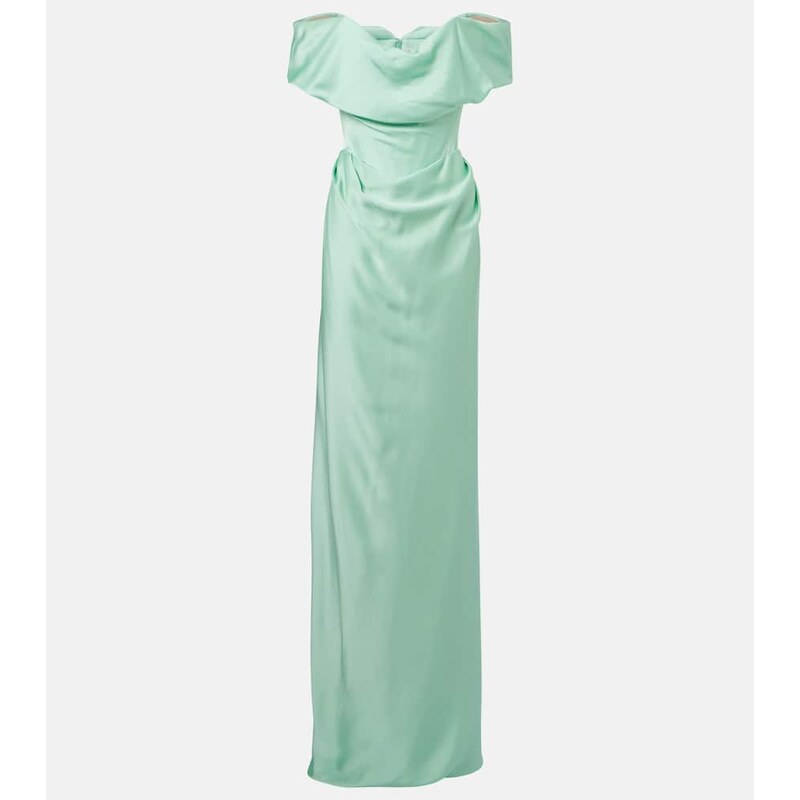 Vivienne Westwood Nova Cocotte satin corset gown