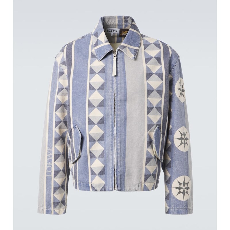 Loewe Paulas Ibiza printed denim blouson