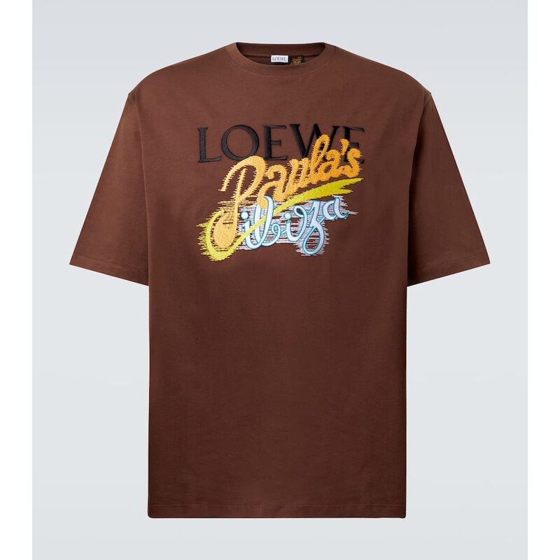 Loewe Paulas Ibiza printed cotton jersey T-shirt