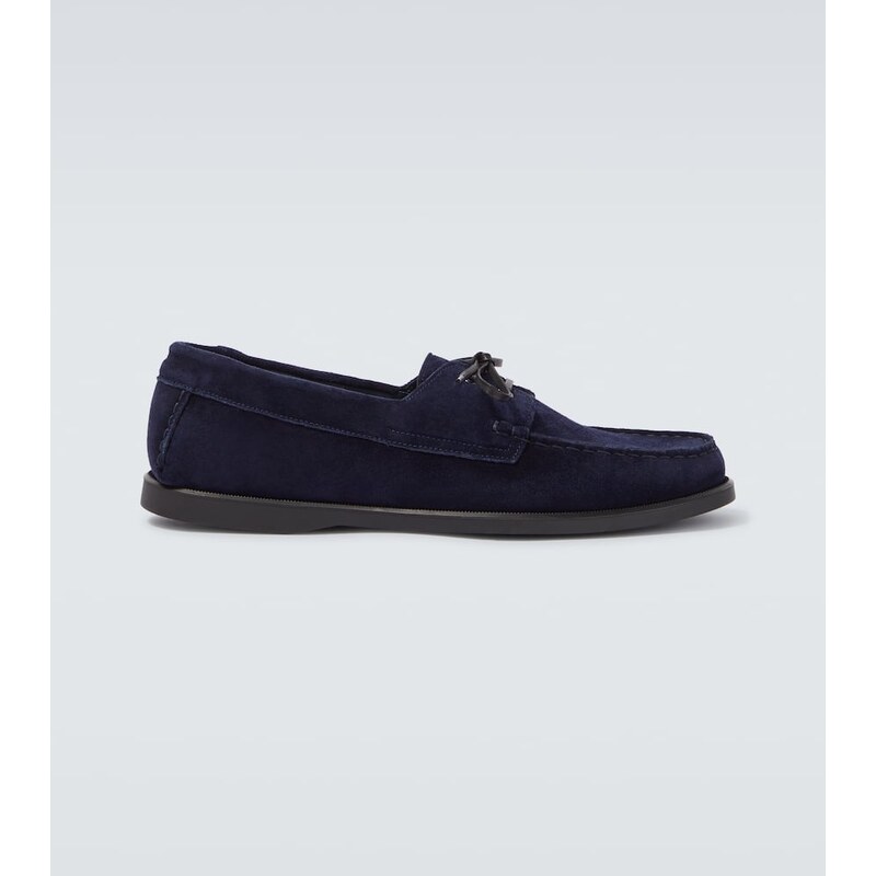Saman Amel City Moc suede boat shoes