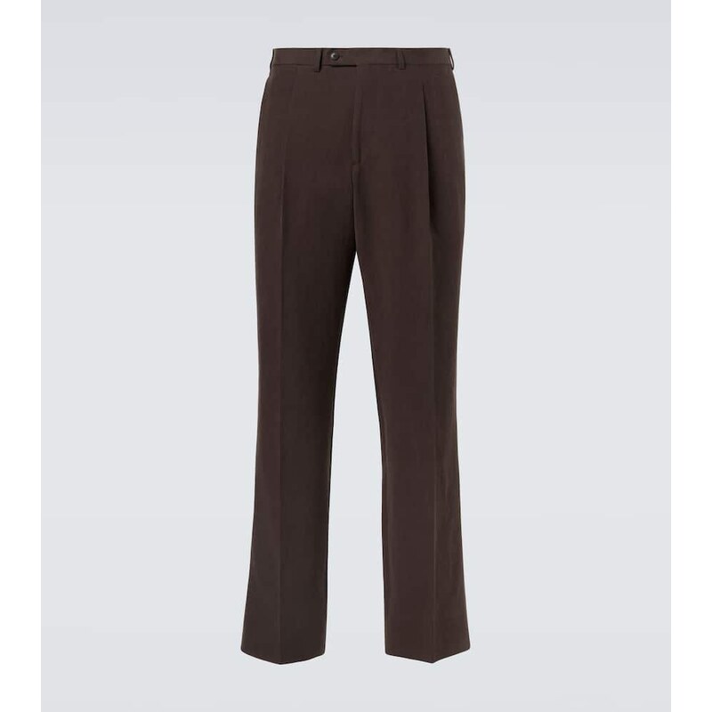 Saman Amel Amo linen canvas suit pants