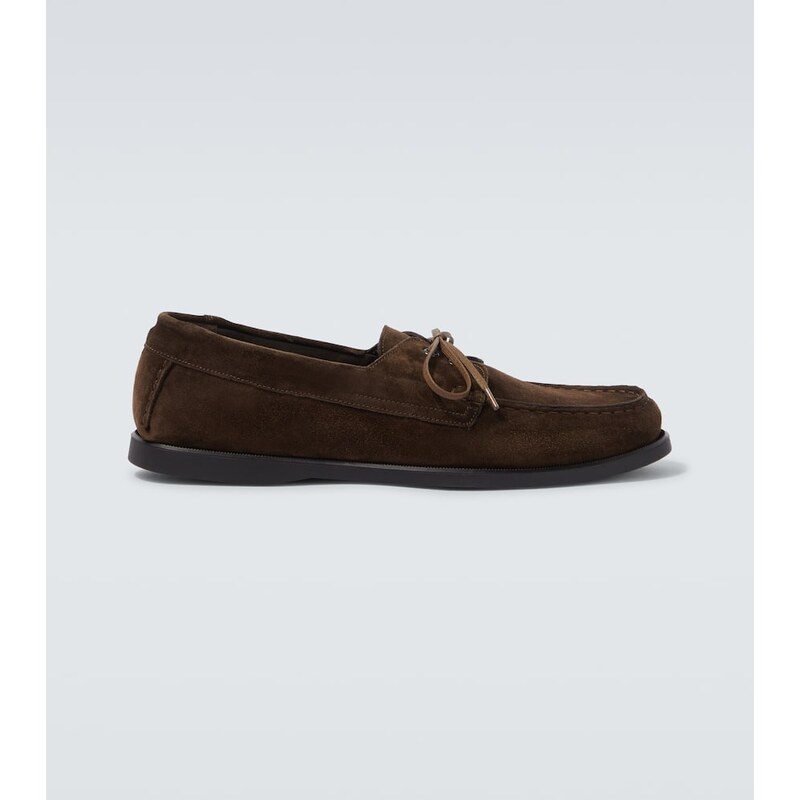 Saman Amel City Moc suede boat shoes