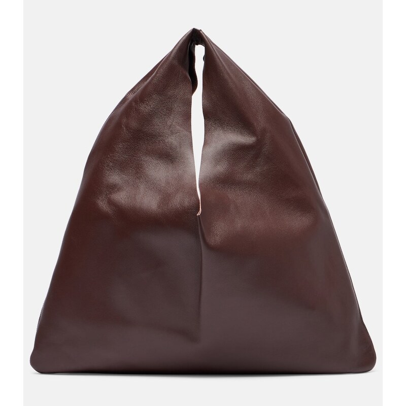 The Row Bindle Small leather top-handle bag