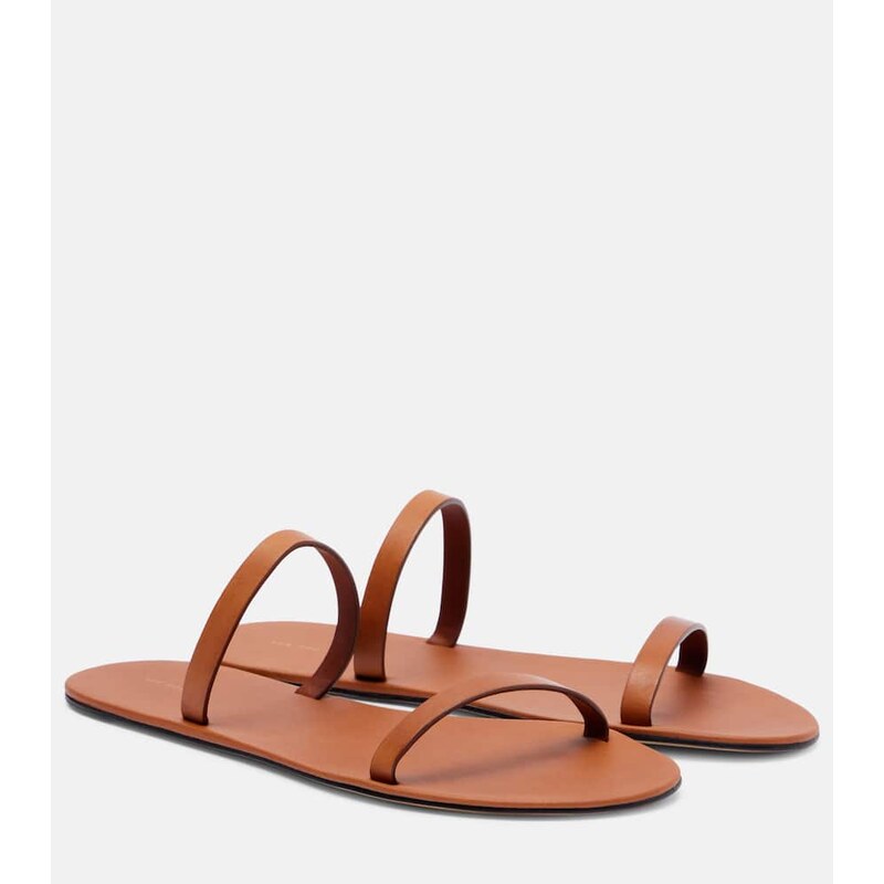 The Row Helena leather sandals