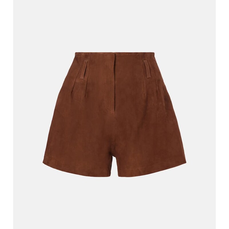 The Frankie Shop Lise suede shorts
