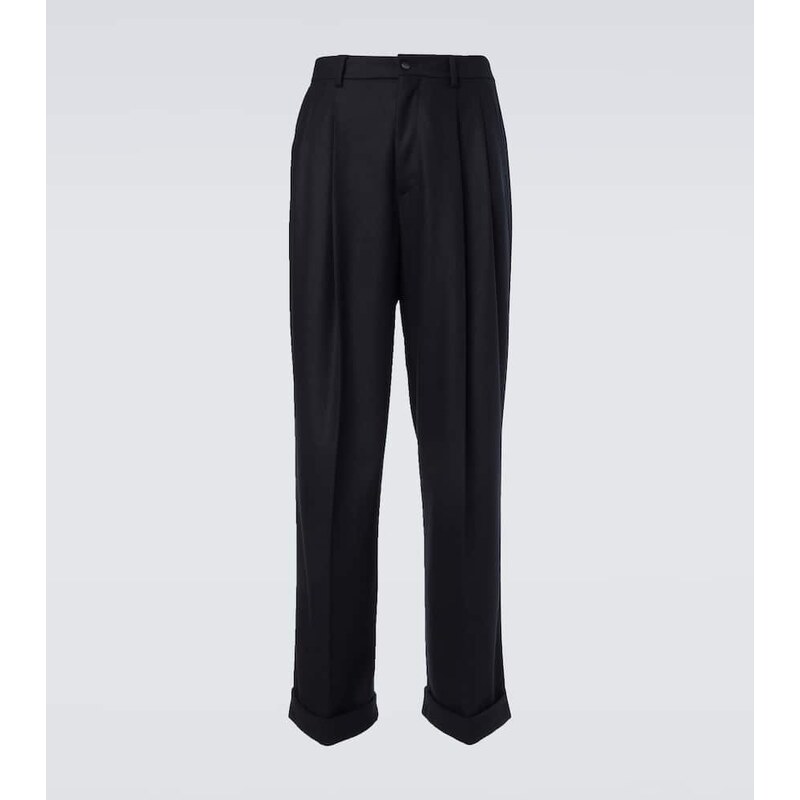 Dolce&Gabbana Virgin wool wide-leg pants
