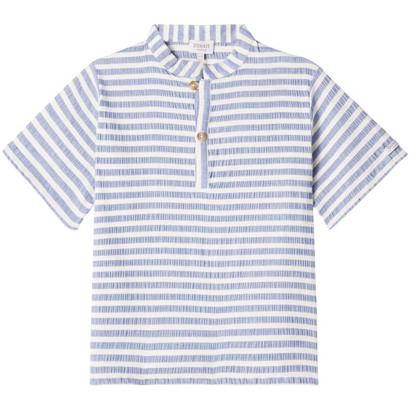 Donsje Ozion striped cotton-blend shirt